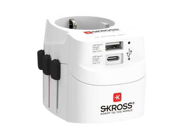 SKROSS PRO Light USB (AC) - World Travel Adapter